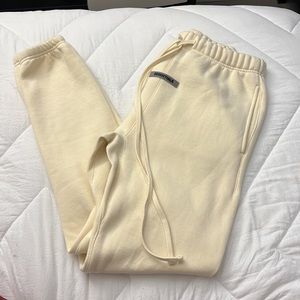 Essentials cream sweatpants